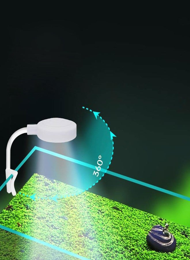 URTERYSER Lamps, Small Aquarium Fish Tank Led Light with USB Interface Clip On for Plant Aquarium, 8.00 * 8.00 * 4.00CM - Image 3